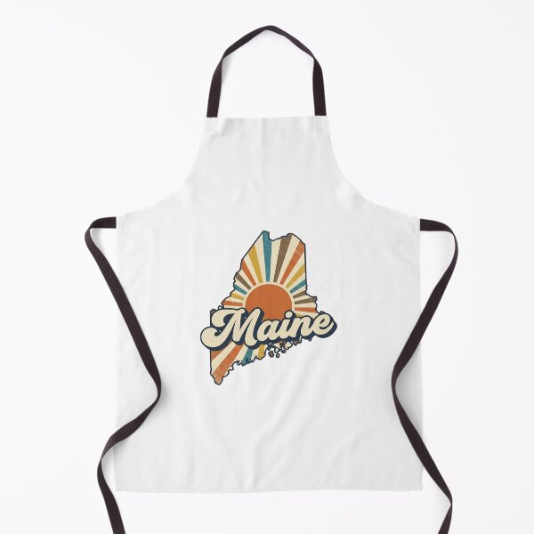 Item preview, Maine Retro Sunset State Silhouette – Vintage Distressed Design designed and sold by Paper Drip.