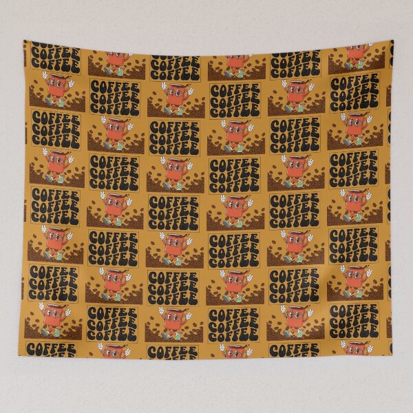 Item preview, Retro Coffee Vibes designed and sold by YuvikaYuvaan5.