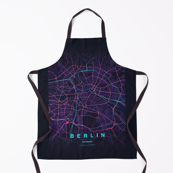 Item preview, Neon Style Map of Berlin, Germany designed and sold by Enea Kelo.