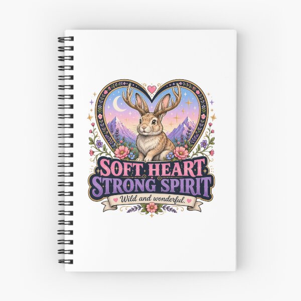 Item preview, Soft Heart Strong Spirit Jackalope Wild and Wonderful Design designed and sold by HappyStimsCo.