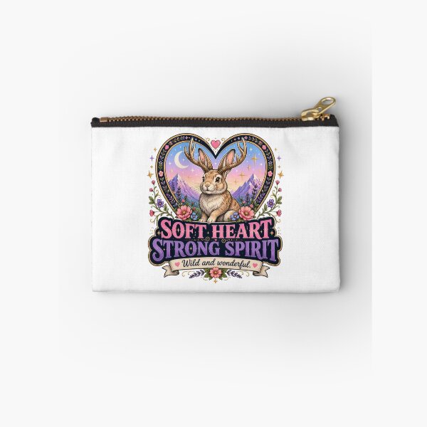 Item preview, Soft Heart Strong Spirit Jackalope Wild and Wonderful Design designed and sold by HappyStimsCo.