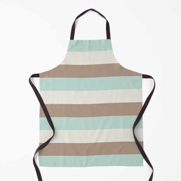 Item preview, 3 Large WARM TAUPE, MINT GREEN and CREAM Horizontal STRIPES designed and sold by RachelMacht.
