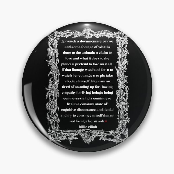 Item preview, Billie Eilish Clapback Quote designed and sold by coodoosandco.