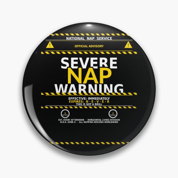 Item preview, Severe Nap Warning Shirt | Funny Weather Alert Humor Gift Tee designed and sold by Daily Mood Tees.