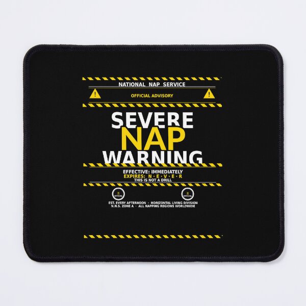 Item preview, Severe Nap Warning Shirt | Funny Weather Alert Humor Gift Tee designed and sold by Daily Mood Tees.