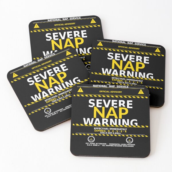 Item preview, Severe Nap Warning Shirt | Funny Weather Alert Humor Gift Tee designed and sold by Daily Mood Tees.