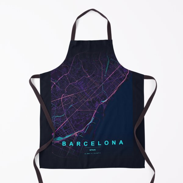 Item preview, Neon Style Map of Barcelona, Spain designed and sold by Enea Kelo.