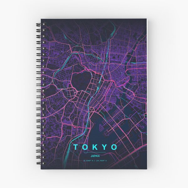Item preview, Neon Style Map of Tokyo, Japan designed and sold by Enea Kelo.