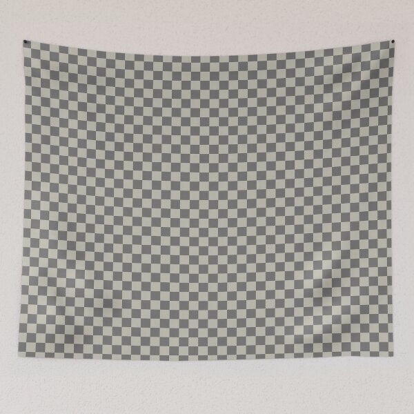 Item preview, Gray mini checkered designed and sold by Mint + Midnight.