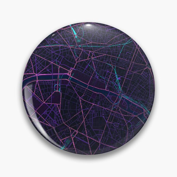 Item preview, Neon Style Map of Paris, France designed and sold by Enea Kelo.