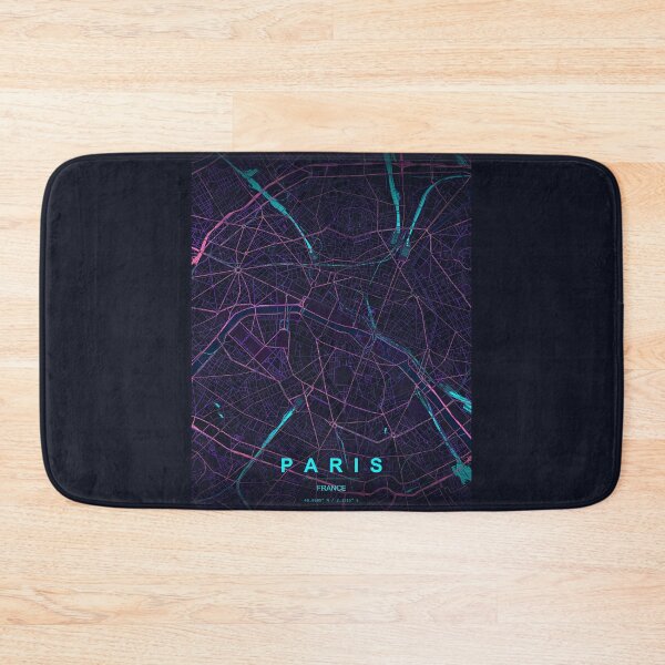 Item preview, Neon Style Map of Paris, France designed and sold by Enea Kelo.