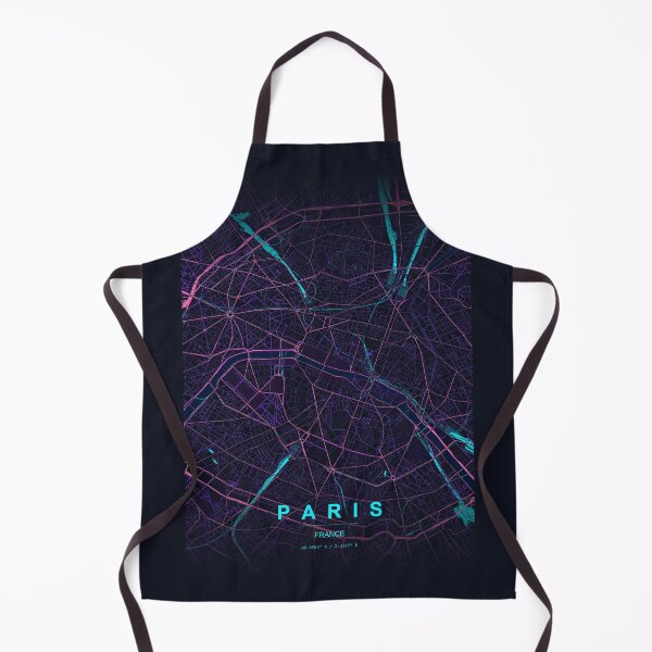 Item preview, Neon Style Map of Paris, France designed and sold by Enea Kelo.