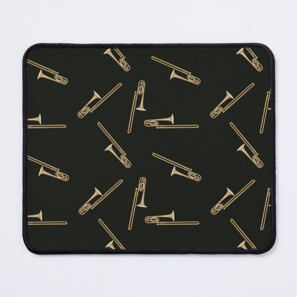 Aperçu de l'œuvre Trombone sur fond noir créée et vendue par kobyakov.