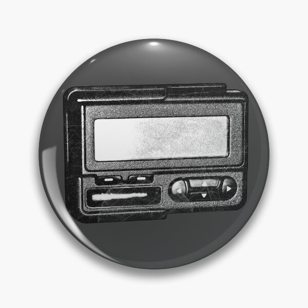 Item preview, Vintage Pager Beeper Etched Illustration designed and sold by Ghoul Enterprises.