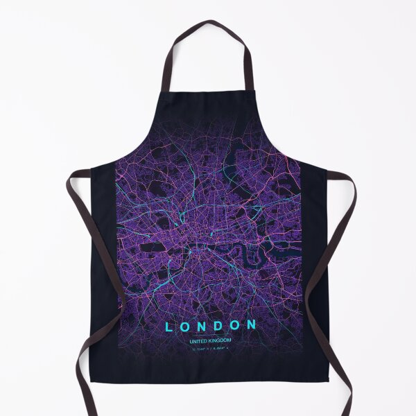 Item preview, Neon Style Map of London, UK designed and sold by Enea Kelo.