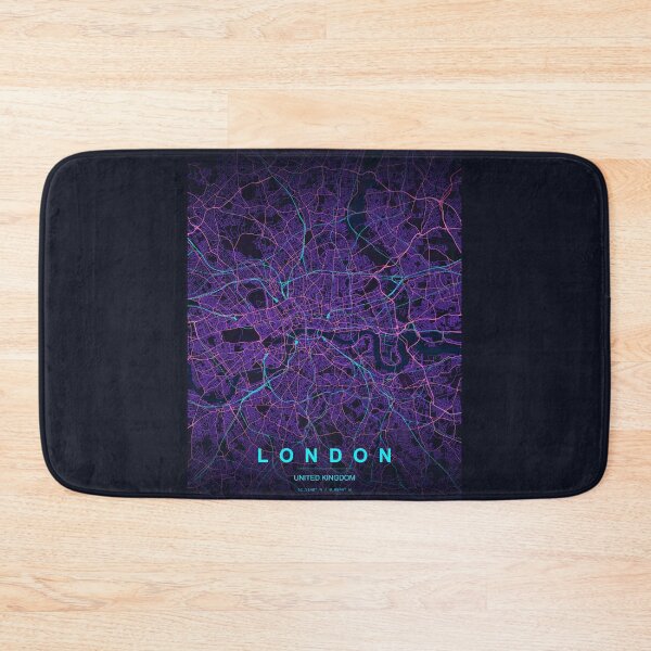 Item preview, Neon Style Map of London, UK designed and sold by Enea Kelo.