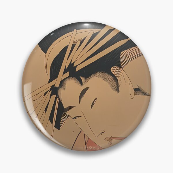 Item preview, Beautiful Woman With Scroll | Japanese Art designed and sold by GammaRay.