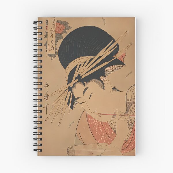 Item preview, Beautiful Woman With Scroll | Japanese Art designed and sold by GammaRay.