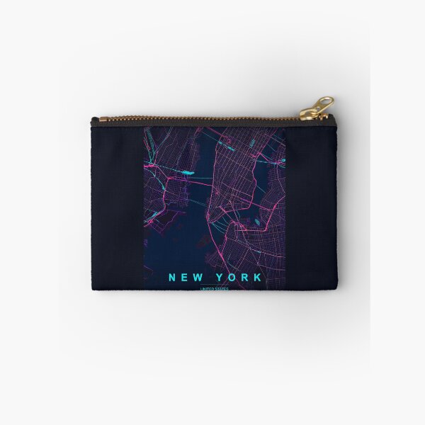 Item preview, Neon Style Map of New York, US designed and sold by Enea Kelo.