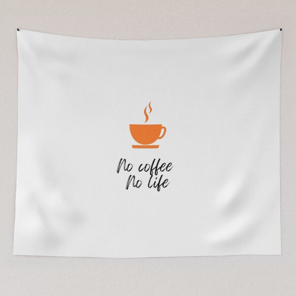 Item preview, No Coffee No Life Funny Coffee Lover Design designed and sold by gluxdesing.