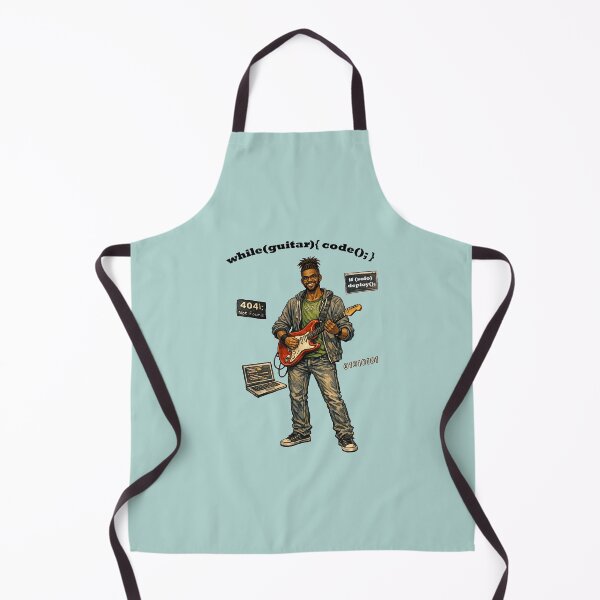 Item preview, African American Software Engineer Playing an Electric Guitar URM designed and sold by urmaddad.