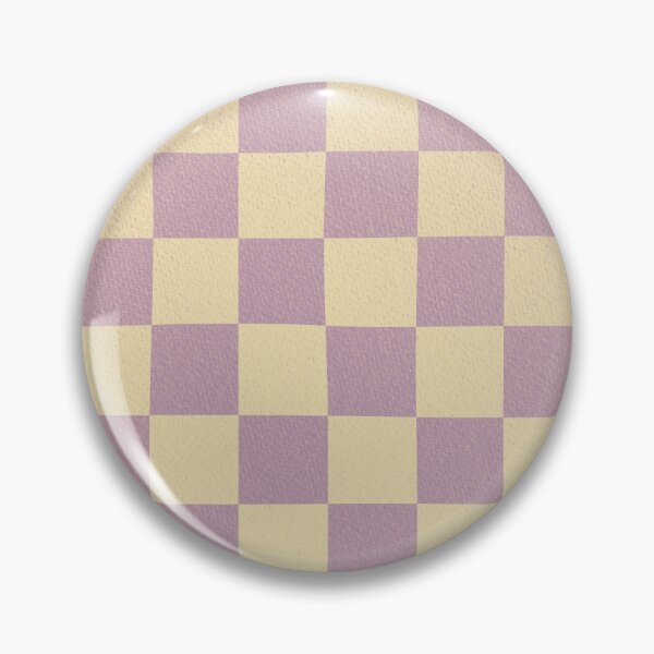Item preview, Retro Checkerboard Pattern – Lavender Cream Soft Checks designed and sold by Colorblizz.