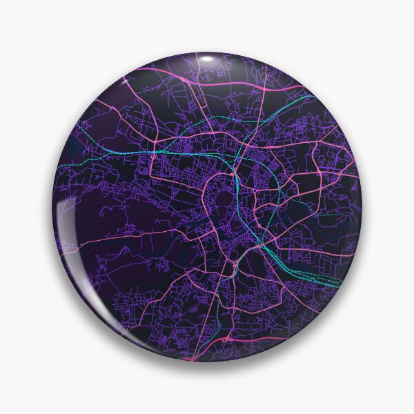 Item preview, Neon Style Map of Krakow, Poland designed and sold by Enea Kelo.