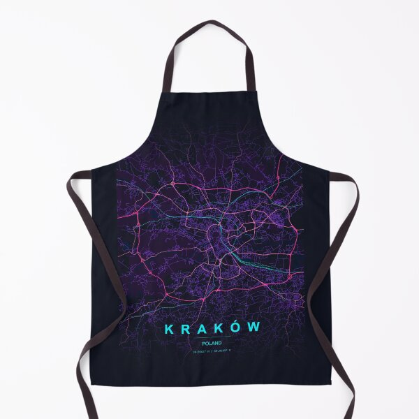 Item preview, Neon Style Map of Krakow, Poland designed and sold by Enea Kelo.