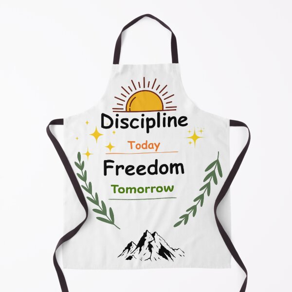 Item preview, Desicipline today freedom tomorrow | Motivational Typography Design  designed and sold by GemniShop.
