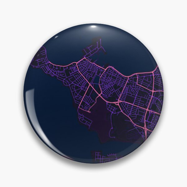 Item preview, Neon Style Map of Reykjavik, Iceland designed and sold by Enea Kelo.