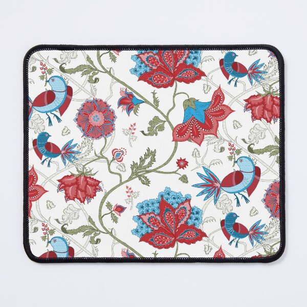 Item preview, Exotic chintz with bird - white/multicolour designed and sold by kobyakov.