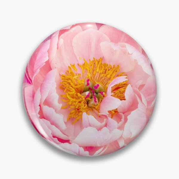 Item preview, Bright pink peony from above designed and sold by KRFNatureGifts.
