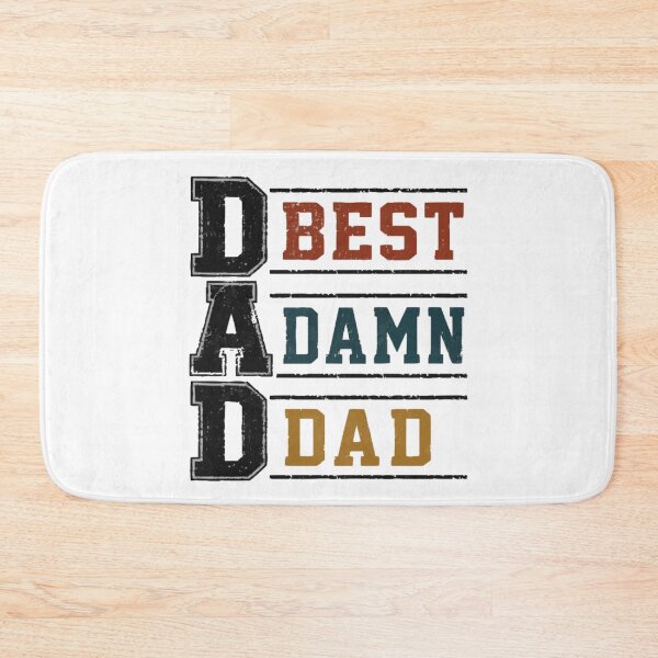 Item preview, Best Damn Dad Typography Shirt designed and sold by PINK FREE.