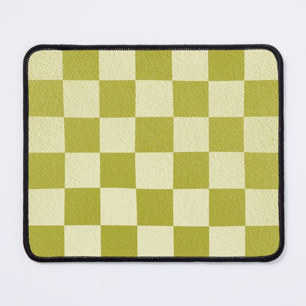 Item preview, Retro Checkerboard Pattern – Olive Green Cream Soft Checks designed and sold by Colorblizz.