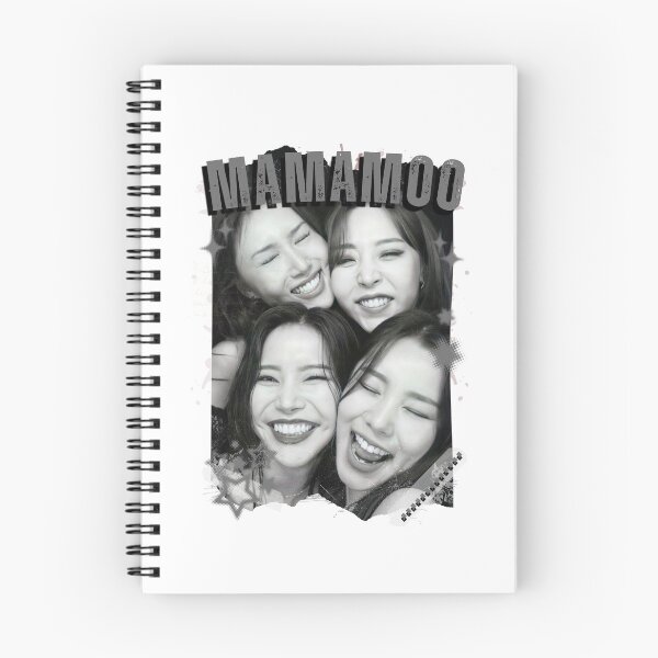 Item preview, Mamamoo Kpop Female group Scrapbook Collage Cozy Y2K Vintage Design designed and sold by HELL0WBELLO.