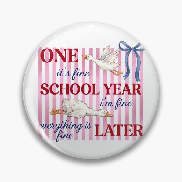 Item preview, One School Year Later Funny Silly Goose Teacher Funny Goose Teacher Summer End Of School Year designed and sold by VGAfanatic.