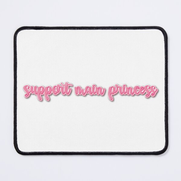 Item preview, Support Main Princess | Pink Bubble Letter Gamer Girl Design | Cute Gaming Support Role for Girl Gamers designed and sold by girlgamerstudio.