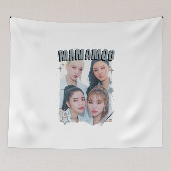 Item preview, Mamamoo Kpop Female group Scrapbook Collage Cozy Y2K Vintage Design designed and sold by HELL0WBELLO.