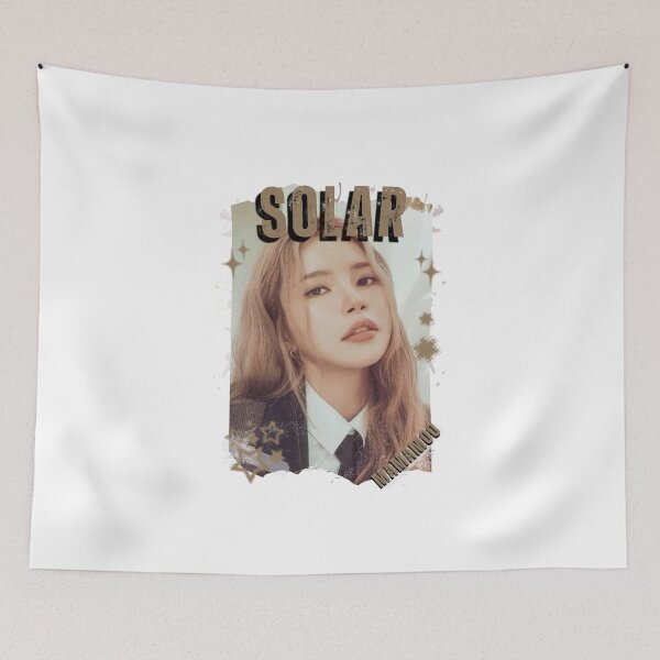 Item preview, Mamamooo Solar Kpop Female group Scrapbook Collage Cozy Y2K Vintage Design designed and sold by HELL0WBELLO.