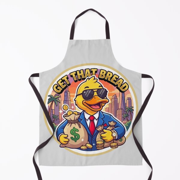 Item preview, Get that bread | Funny rich duck in suit with money bags, coins designed and sold by Painted Planet.