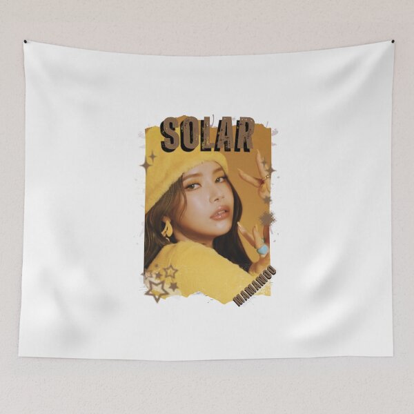 Item preview, Mamamooo Solar Kpop Female group Scrapbook Collage Cozy Y2K Vintage Design designed and sold by HELL0WBELLO.