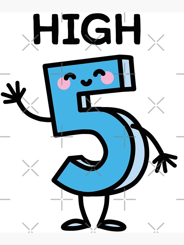 Tarjetas de felicitación «High 5 - número de cumpleaños de dibujos animados de cinco años de edad» de LaundryFactory | Redbubble Tarjetas de felicitación «High 5 - número de cumpleaños de dibujos animados de cinco años de edad» de LaundryFactory | Redbubble