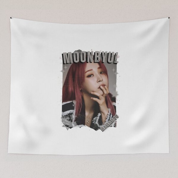 Item preview, Mamamooo Moonbyul Kpop Female group Scrapbook Collage Cozy Y2K Vintage Design designed and sold by HELL0WBELLO.