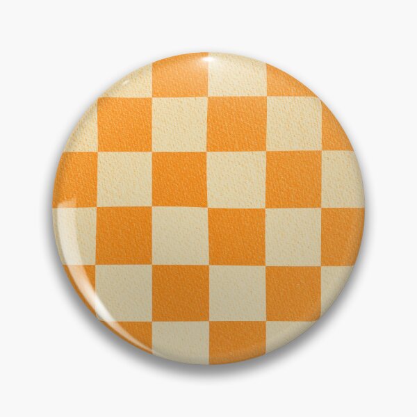 Item preview, Retro Checkerboard Pattern – Orange Cream Soft Checks designed and sold by Colorblizz.