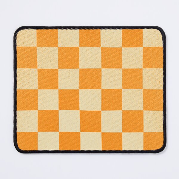 Item preview, Retro Checkerboard Pattern – Orange Cream Soft Checks designed and sold by Colorblizz.