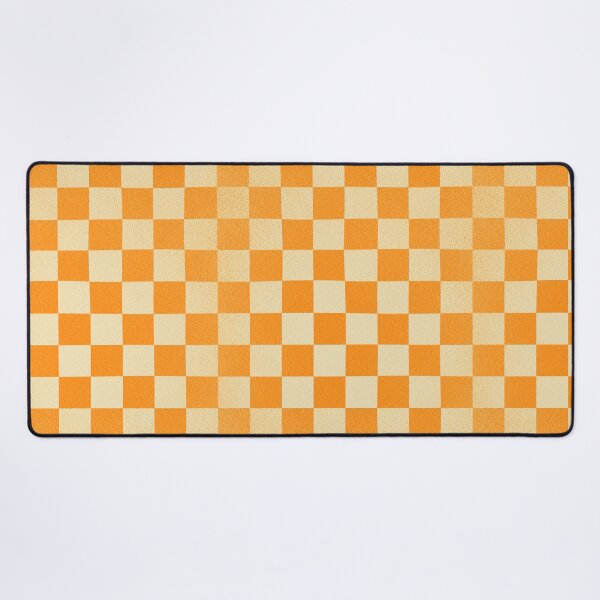Item preview, Retro Checkerboard Pattern – Orange Cream Soft Checks designed and sold by Colorblizz.