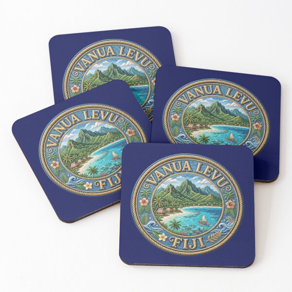 Item preview, Vanua Levu, Fiji – Tropical beaches, villages & inselbergs designed and sold by Girih.
