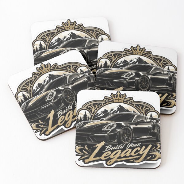 Item preview, Legacy Edition Black Sports Car Sticker designed and sold by AuraAuto.