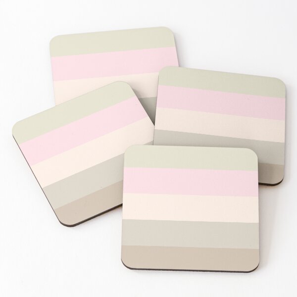 Item preview, Beige, pink & brown blocks designed and sold by Mint + Midnight.