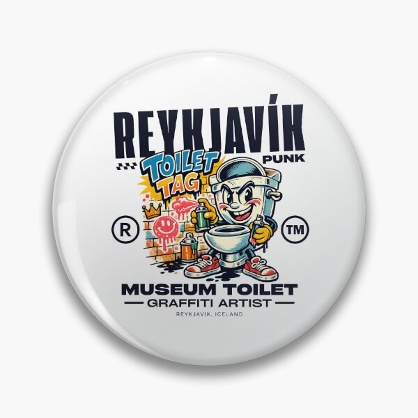 Item preview, Iceland : Reykjavik punk museum toilet graffiti artist designed and sold by Peerless-Prime.
